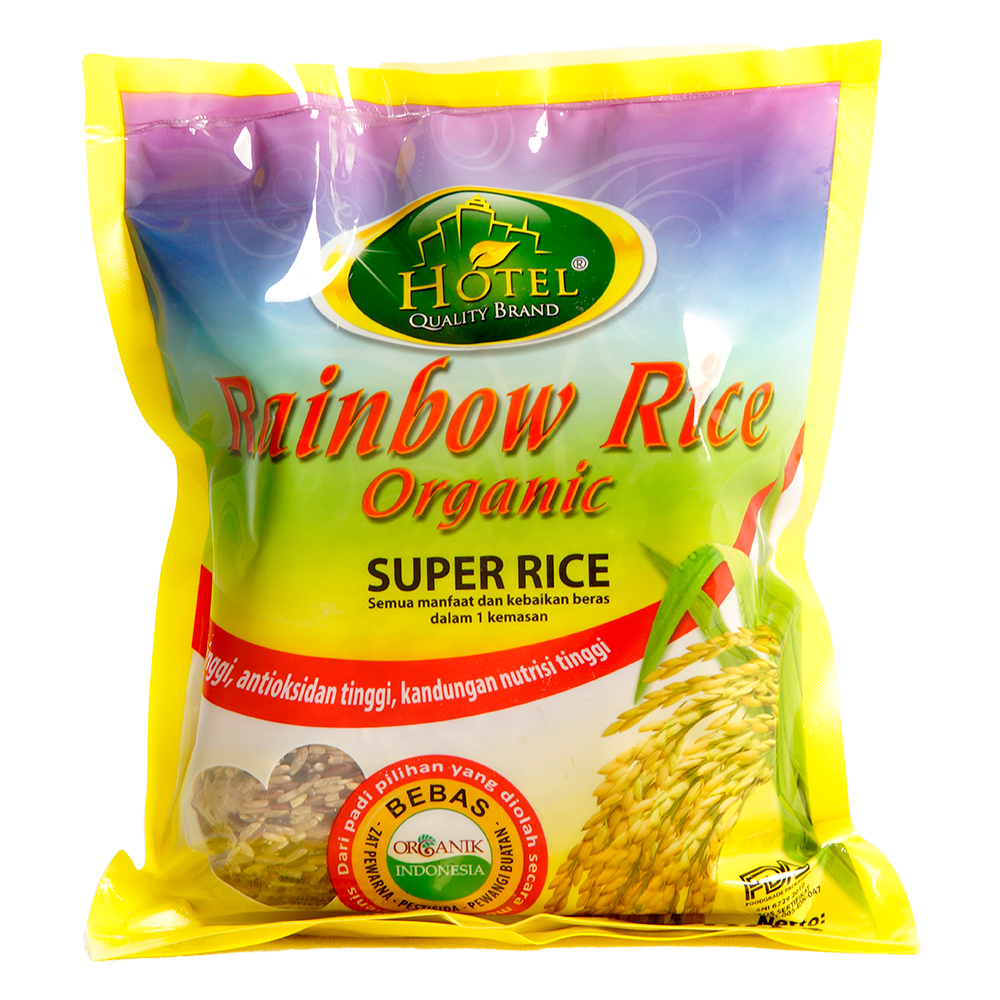 beras hotel rainbown rice organic